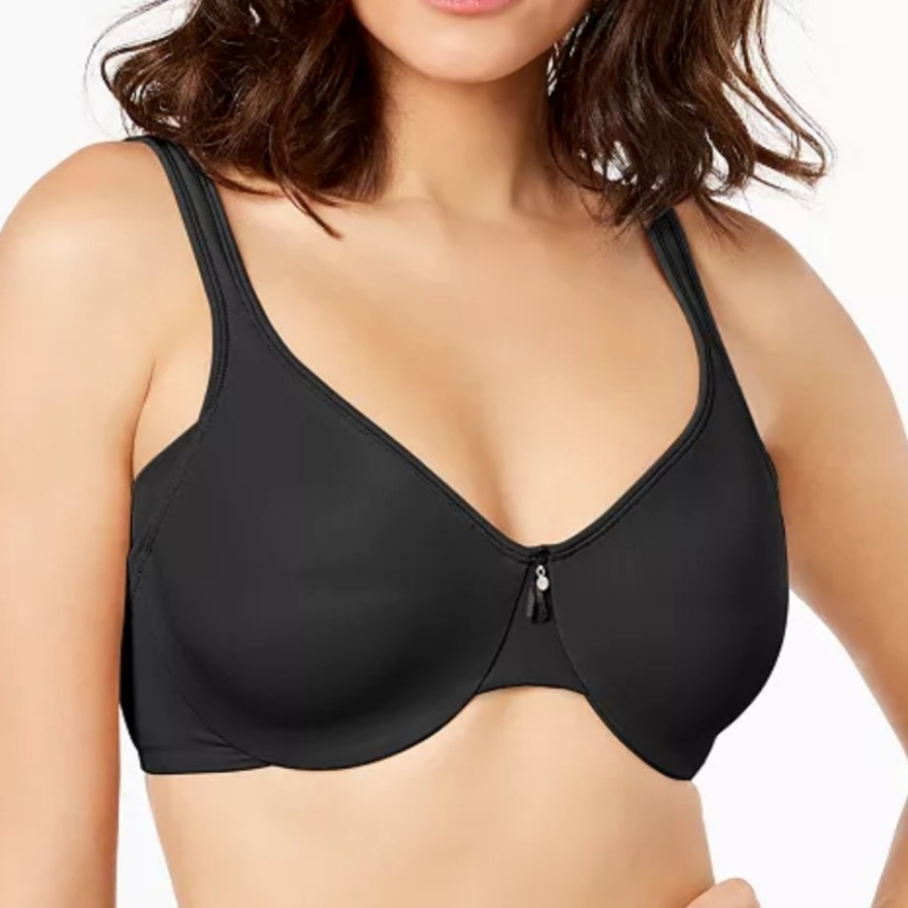 Bali One Smooth U Minimizing Bra 38C Black